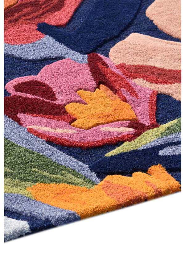 Orchid Floral Area Rug