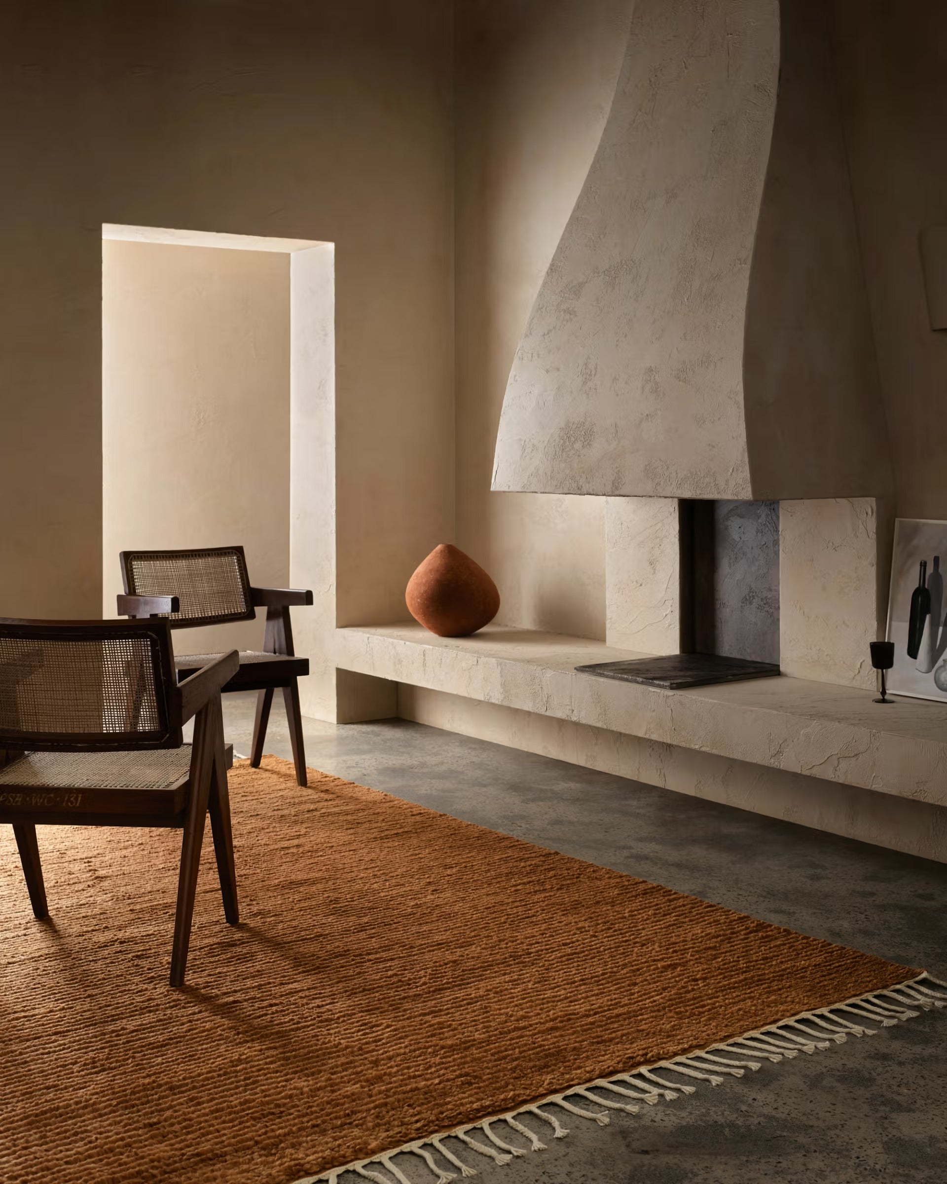 Saffron Hand-Tufted Wool Rug