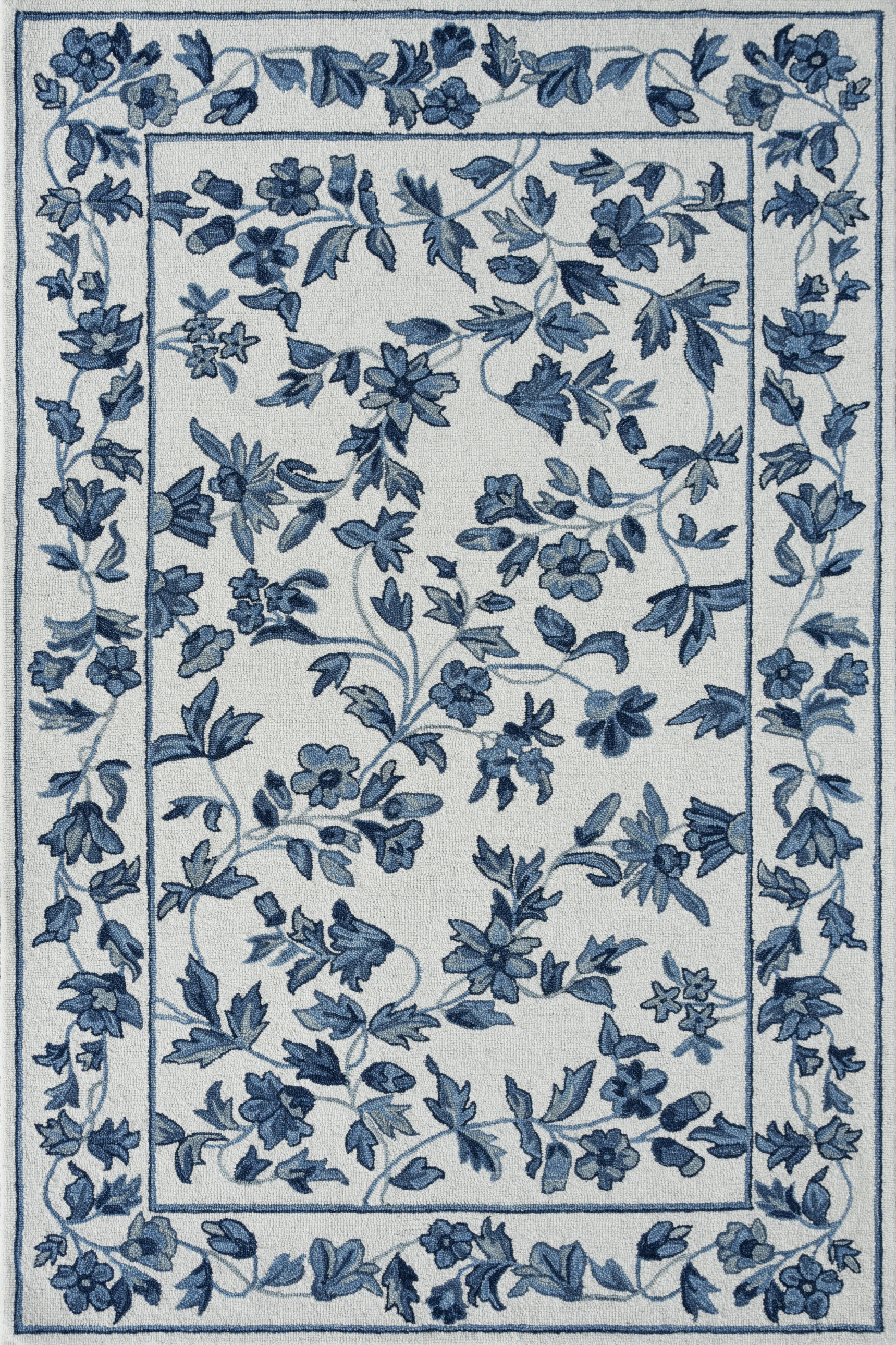 Azure Bloom Rug