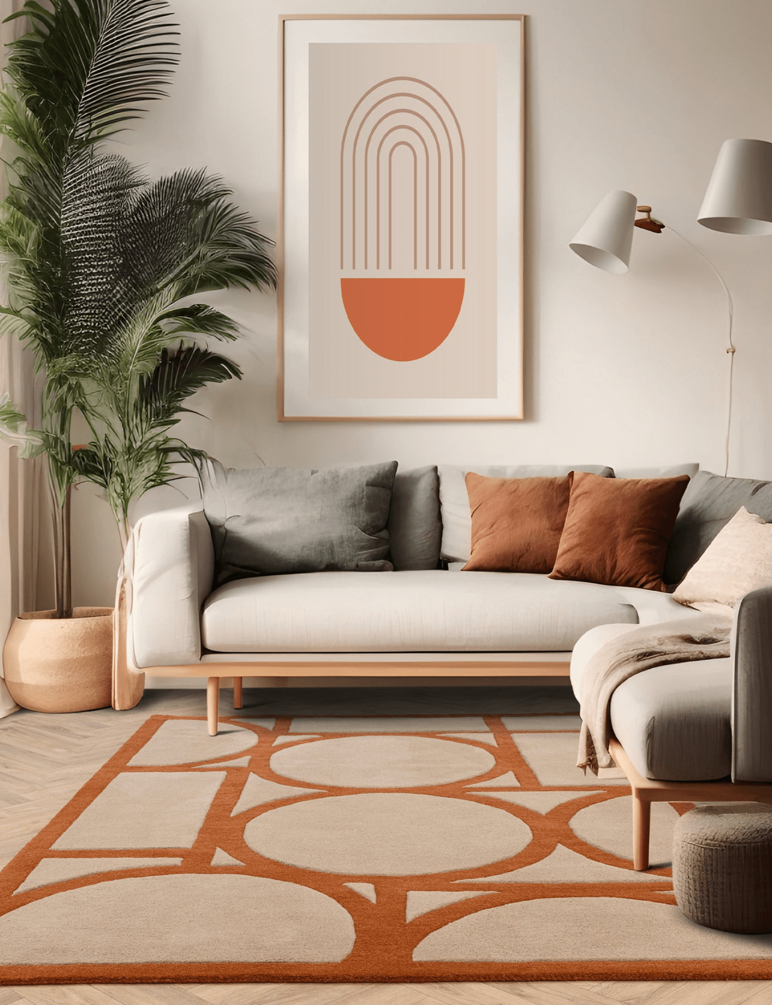 Moduform Geometric Rug