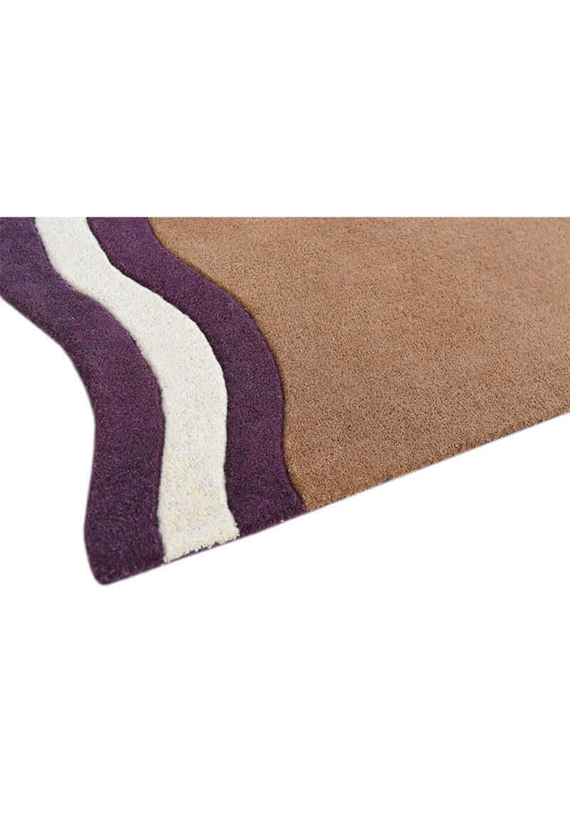 Modern TERRA CURVE Tufted Rugs – Artisan Craftsmanship