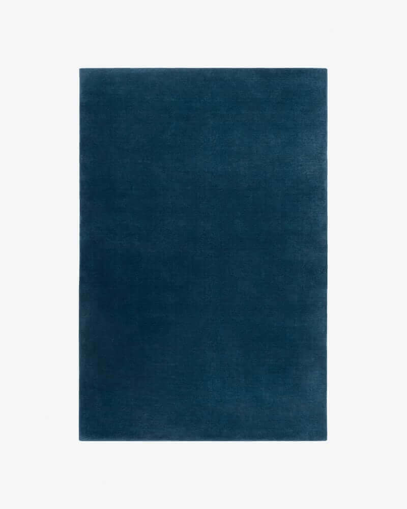 "Luxurious Deep Blue Hand Loom Rugs