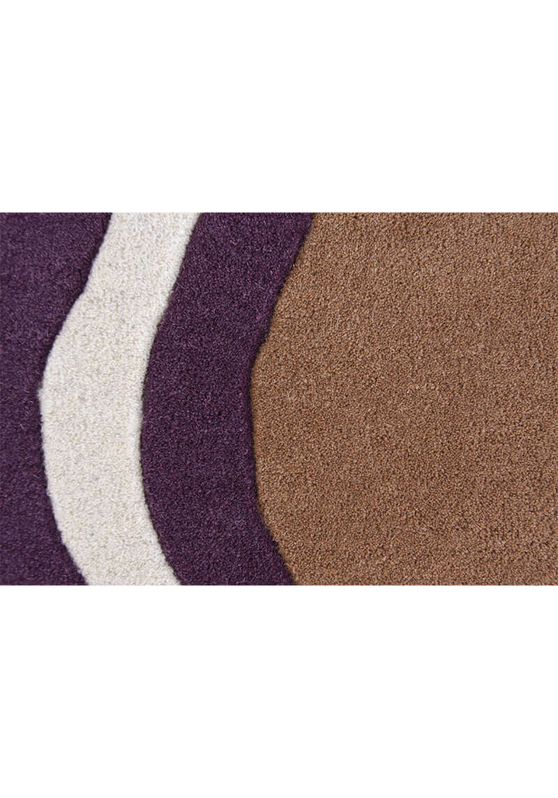 Modern TERRA CURVE Tufted Rugs – Artisan Craftsmanship