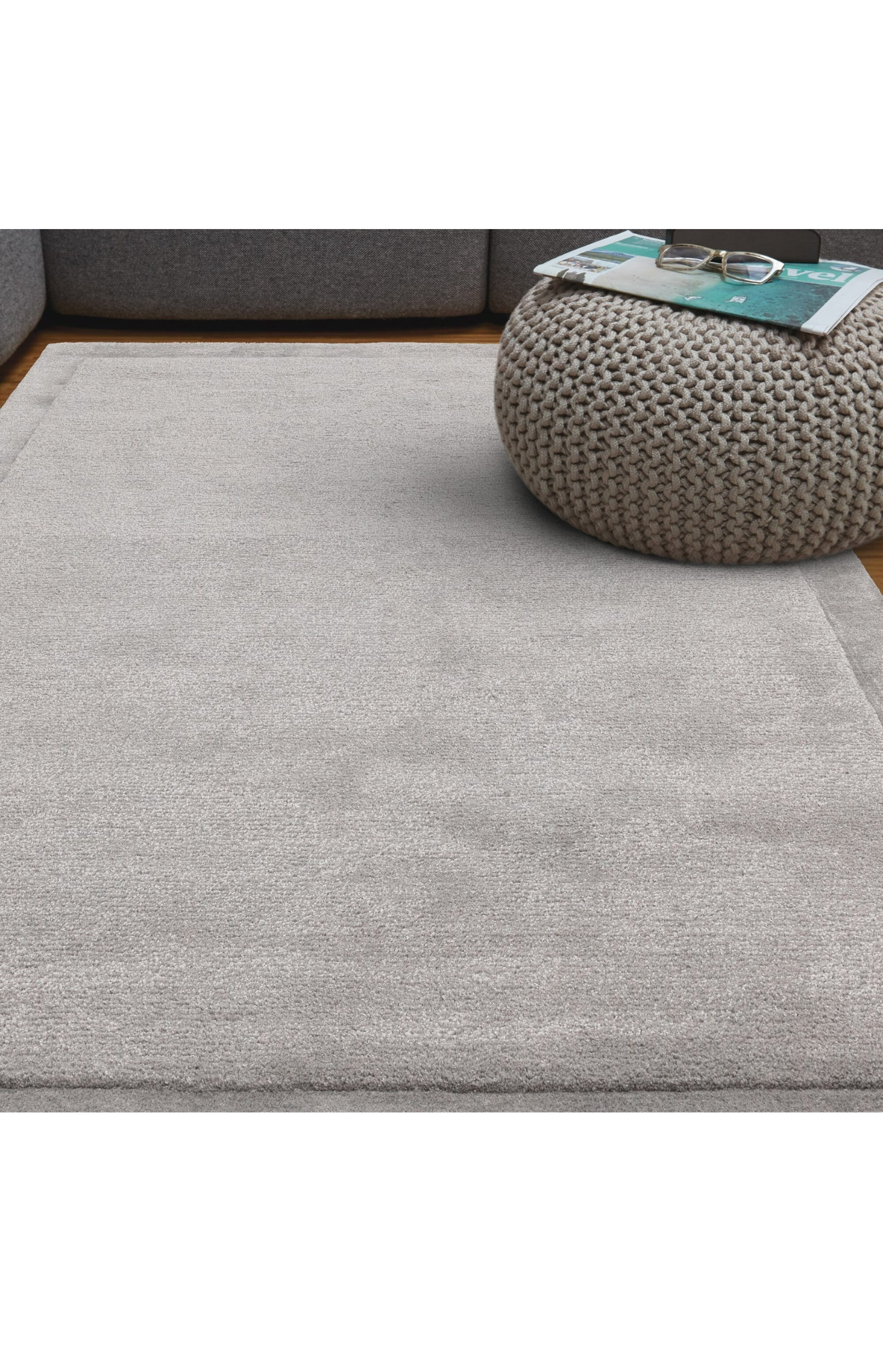 Sohil Silver-Grey Luxe Rug