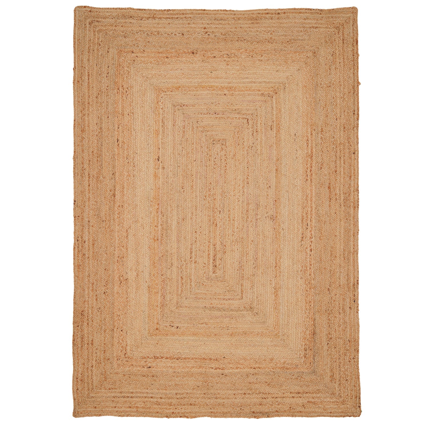 Natural Rustic Braided Jute Rug