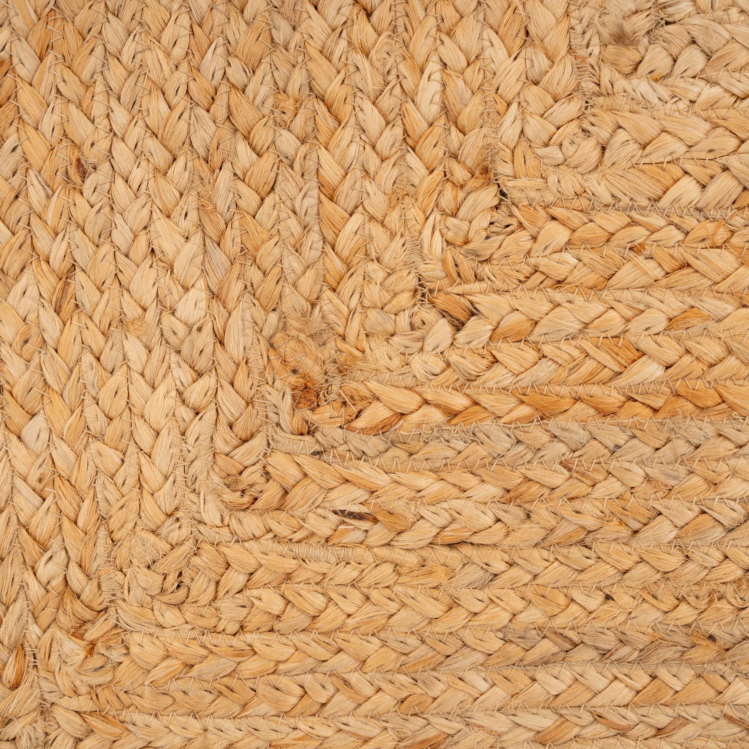 Natural Rustic Braided Jute Rug