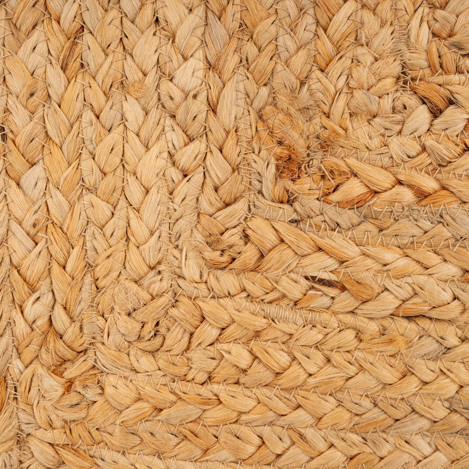 Natural Rustic Braided Jute Rug