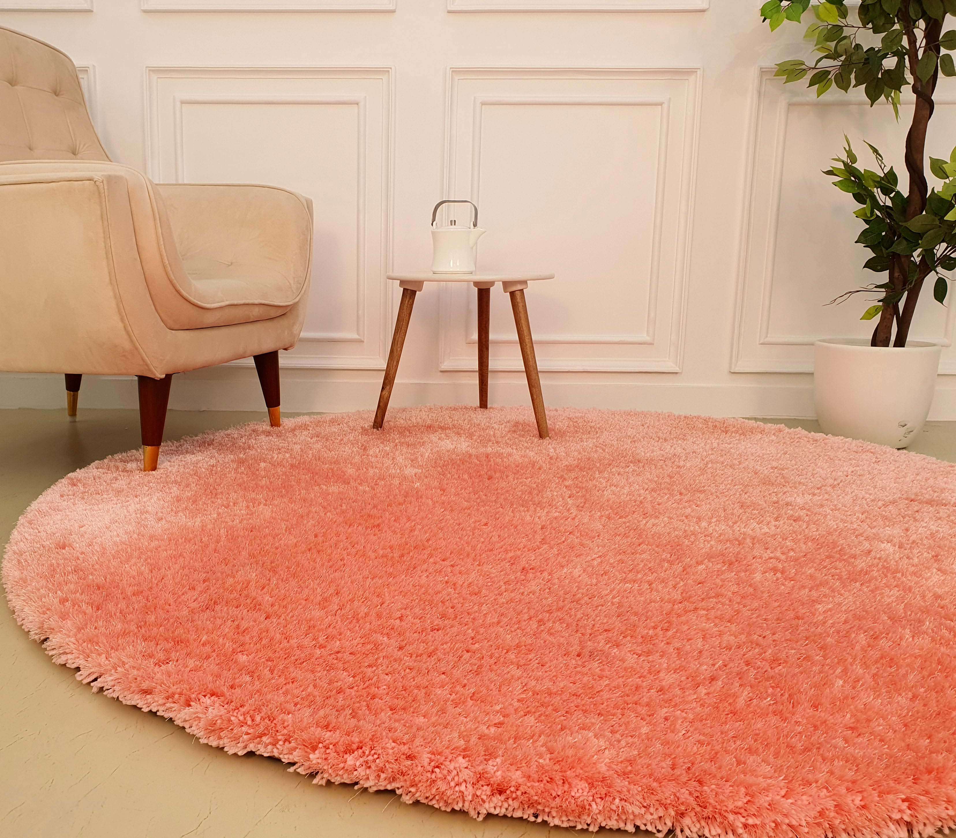 Luxurious PINK Shaggy Rugs for Home Decor