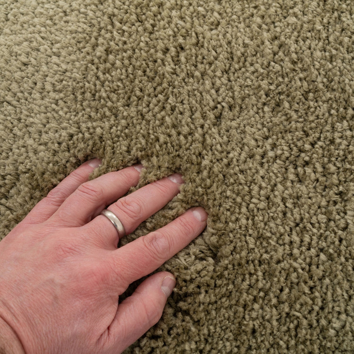 Premium Sage Green Shaggy Rug