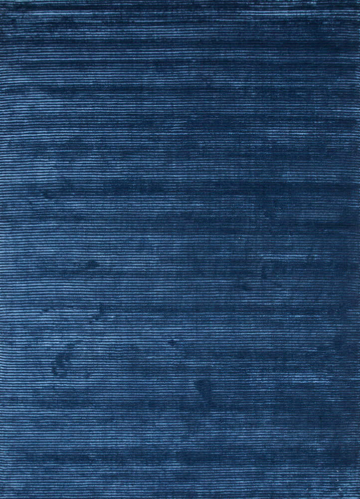 Navy Blue Hand Loom Rugs - Basis Collection