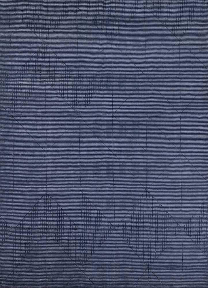 Indigo Blue Hand Loom Rugs - Basis Collection