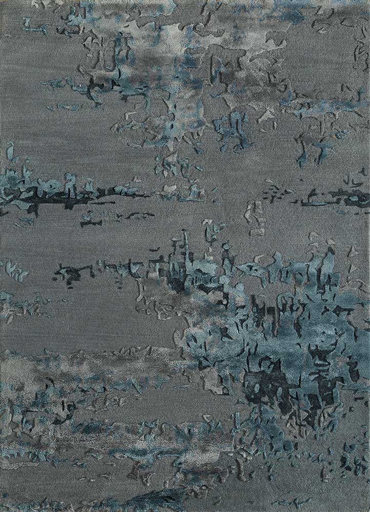 Skyline Blue/Dark Denim Hand Tufted Rugs