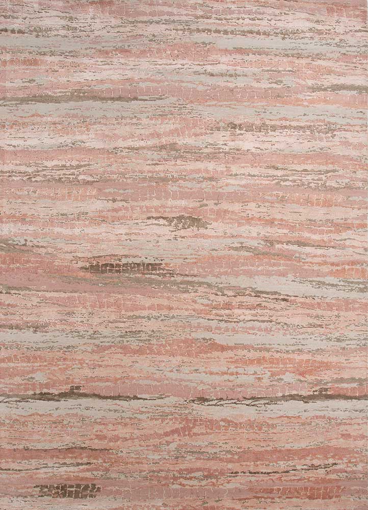 Antique White/Pink Crush Hand Knotted Rugs