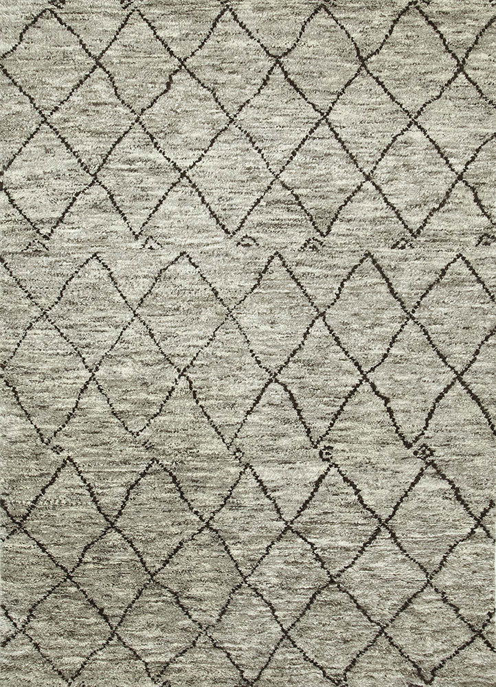 Natural Gray/Natural Gray Moroccan Rugs