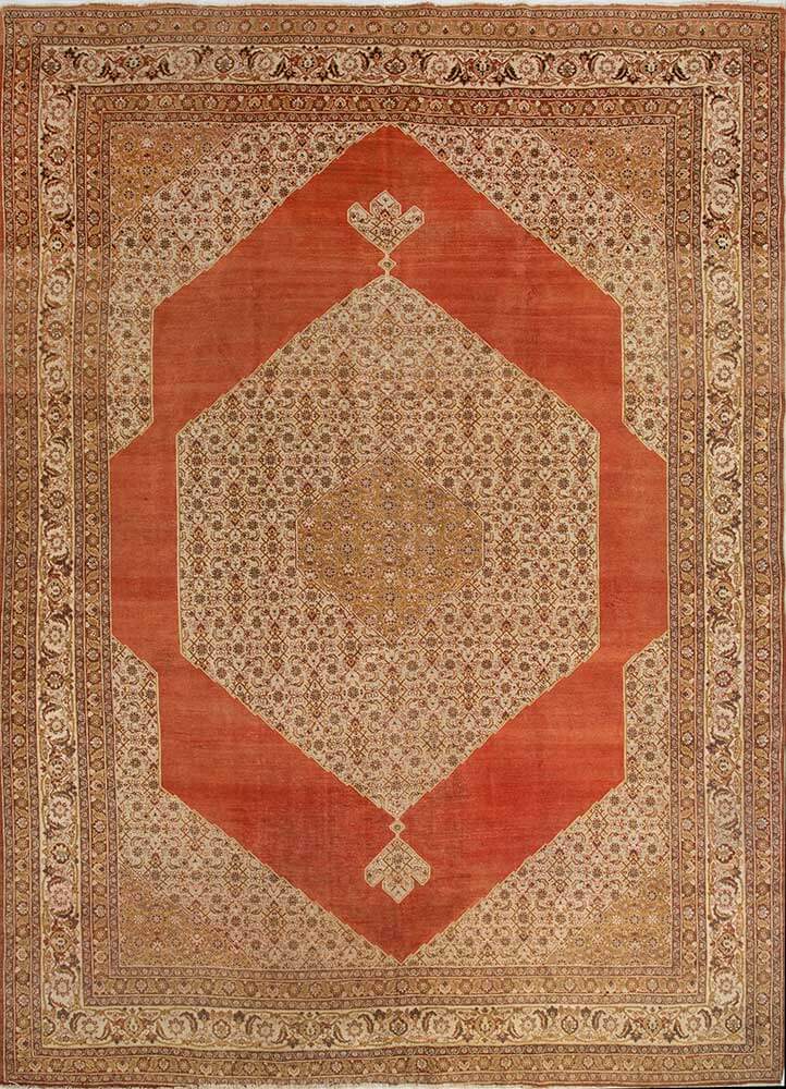 Russet/Honey Yellow Hand Knotted Rugs