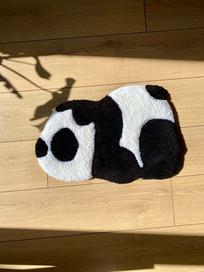 Tired Panda Fluffy Handmade Tufted Rug