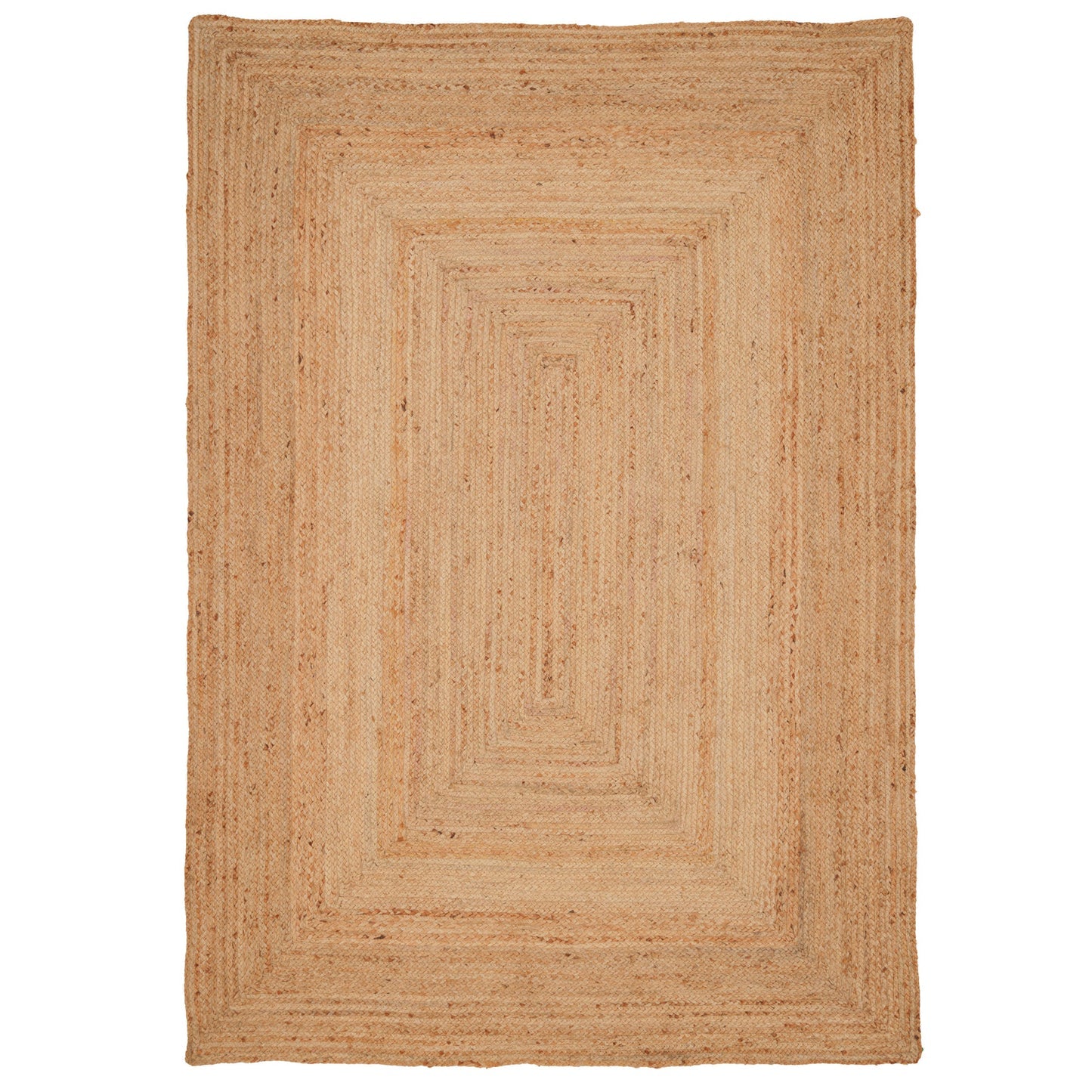 Natural Rustic Braided Jute Rug