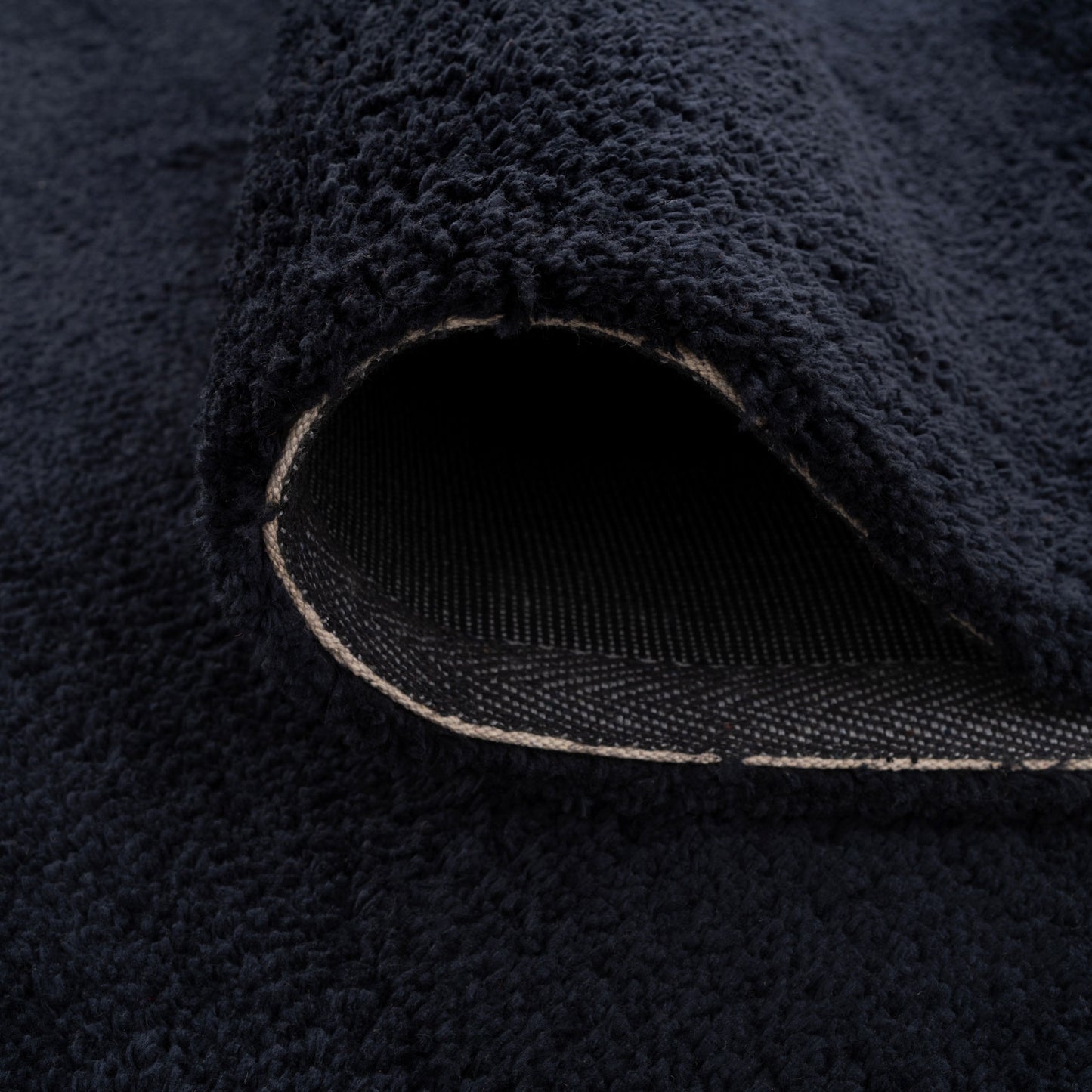 Premium Navy Shaggy Rug - Midnight Navy