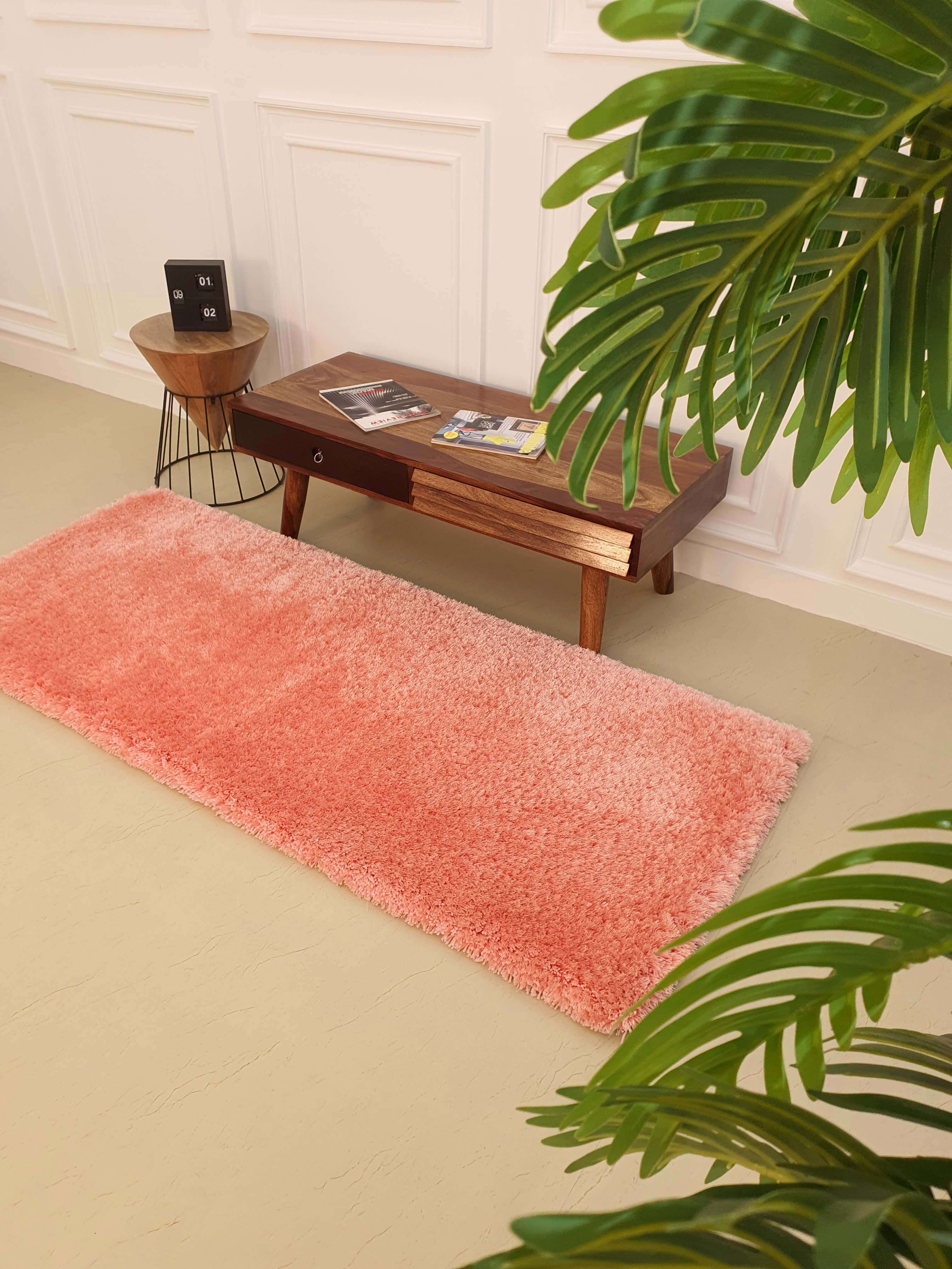 Luxurious PINK Shaggy Rugs for Home Decor