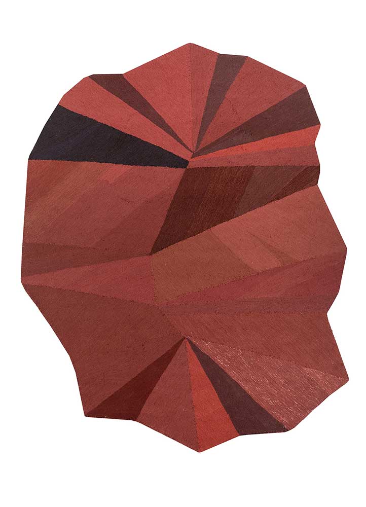 Red Ochre/Red Ochre Hand Tufted Rugs