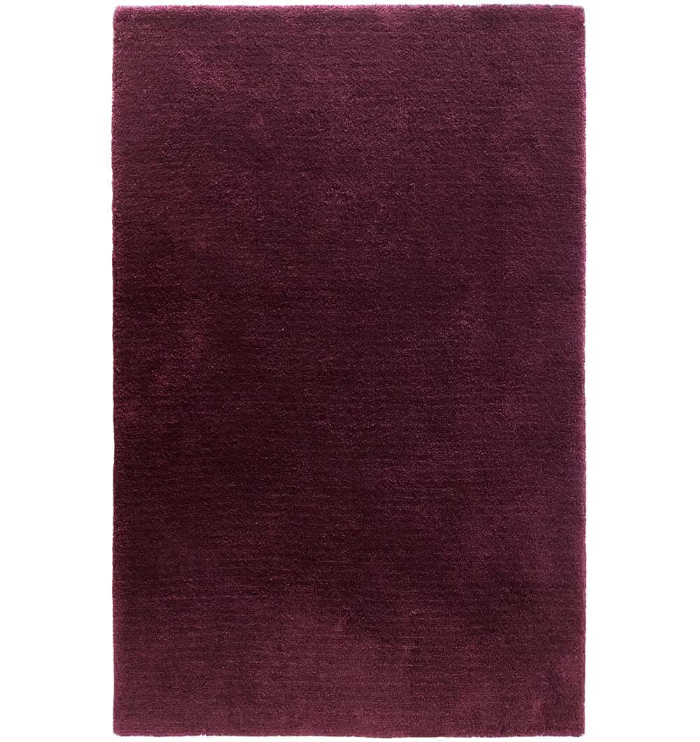 Purple Handmade Shaggy Rug For Home Decor