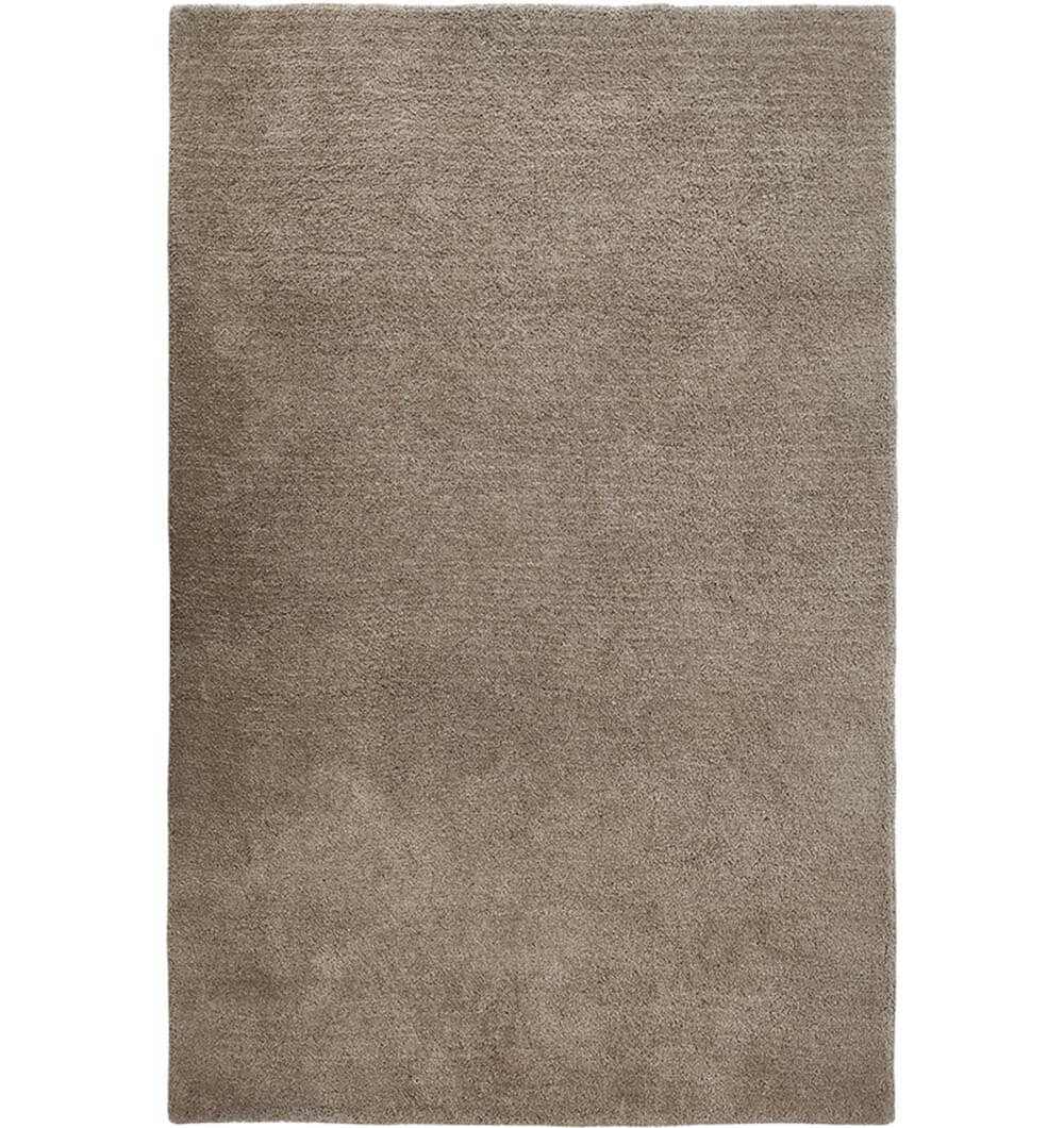 Beige Handmade Shaggy Rug For Livingroom