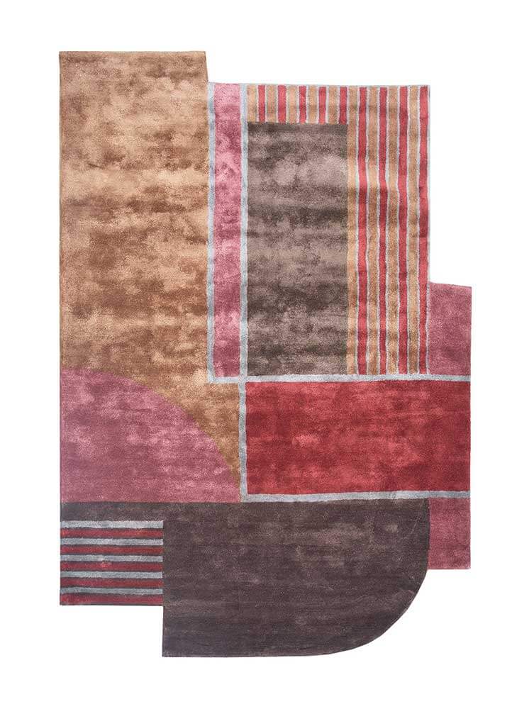 Cola/Leather Brown Hand Tufted Rugs