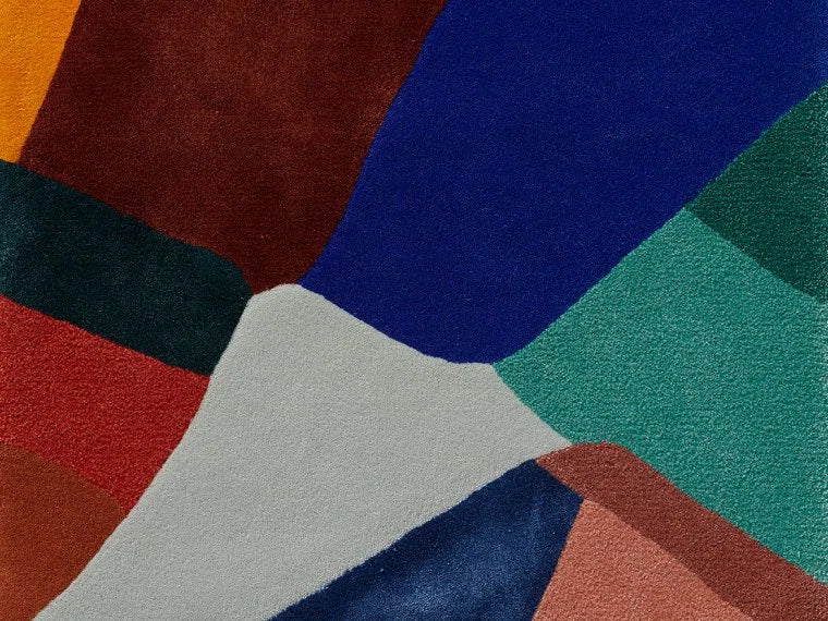 Modernist Tapestry Hand-Tufted Rug