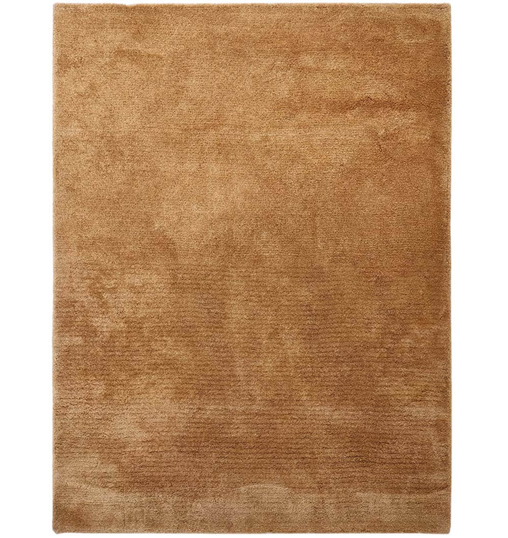 Camel Handmade Shaggy Rug For Home Decor