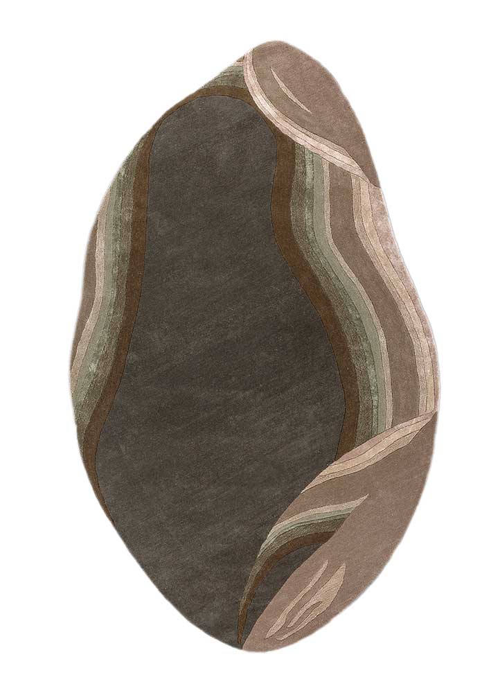 Olive Fog/Sand Hand Tufted Rugs