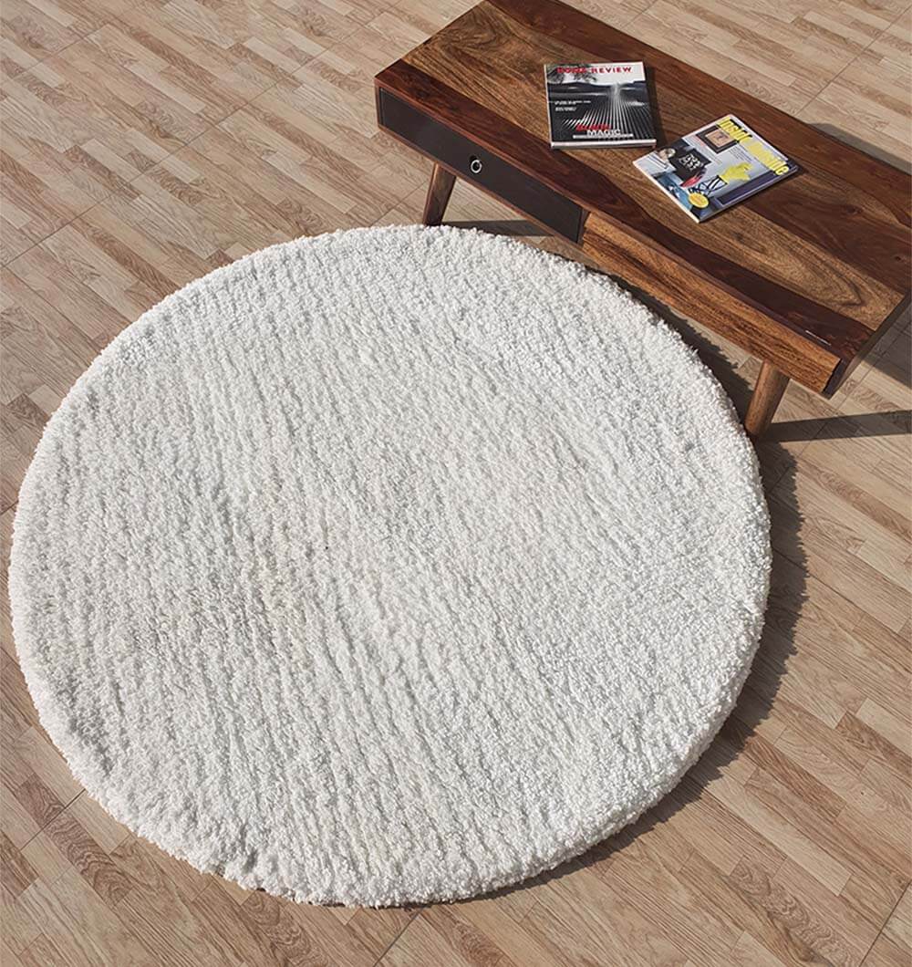 Handmade Soft Shaggy Rugs Round And Rectangle Carpets