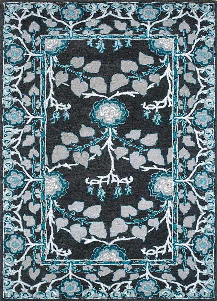 Liquorice/Classic Gray Hand Tufted Rugs