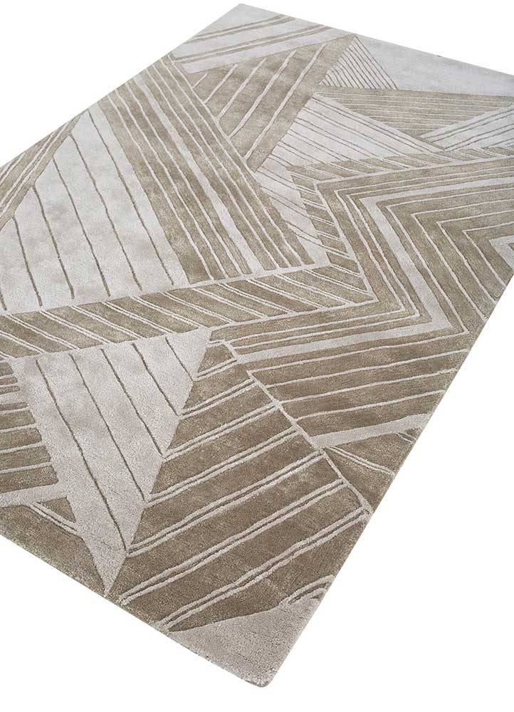 Wheat/Ivory Hand Tufted Rugs - Elegant & Unique