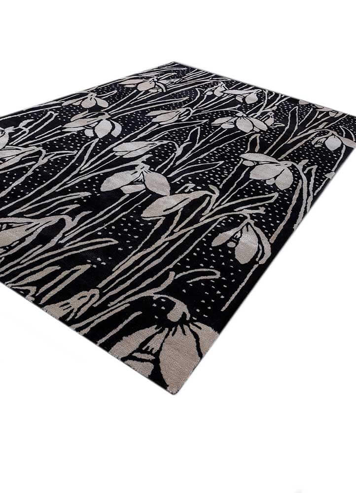 Ebony/White Hand Tufted Rugs - Elegant & Quality