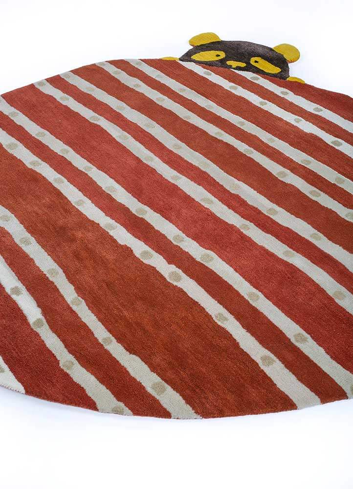 Red/Bluebell Hand Tufted Rugs