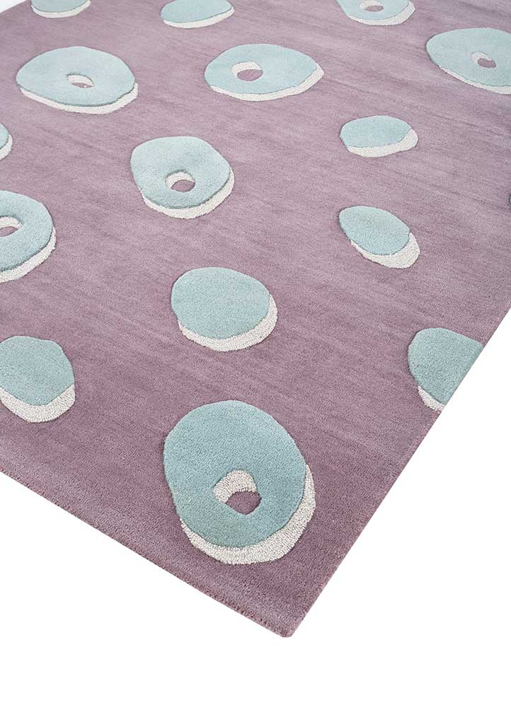 Wistful Mauve/Light Sea Mist Hand Tufted Rugs