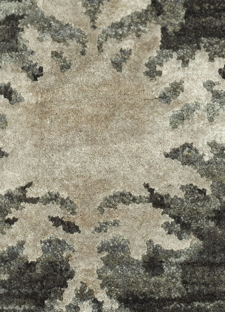 Liquorice/Charcoal Gray Hand Knotted Rugs