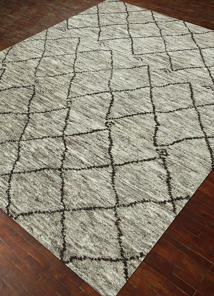 Natural Gray/Natural Gray Moroccan Rugs