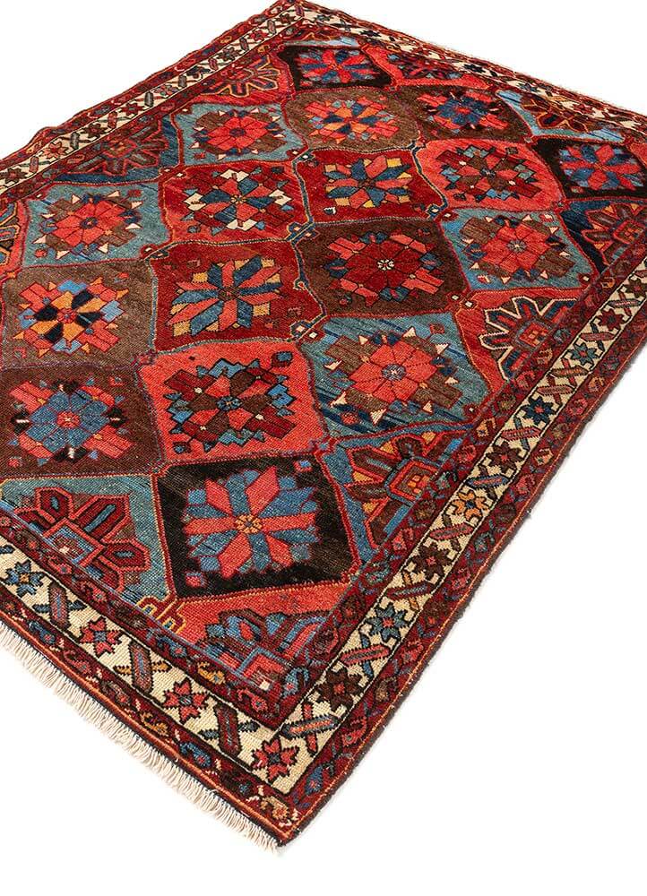 Velvet Red/White Hand Knotted Rugs