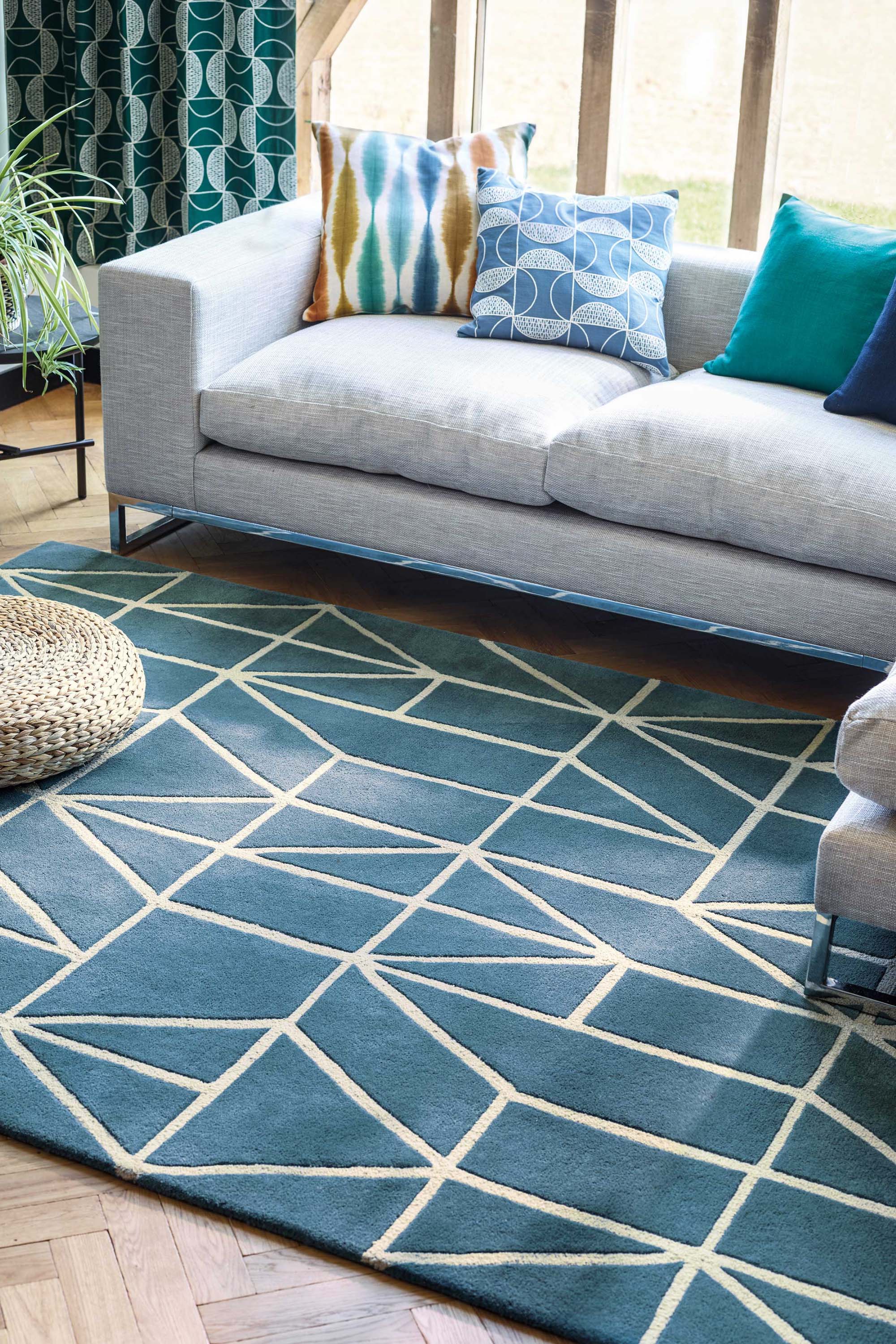 Denim Hand-Tufted Rug