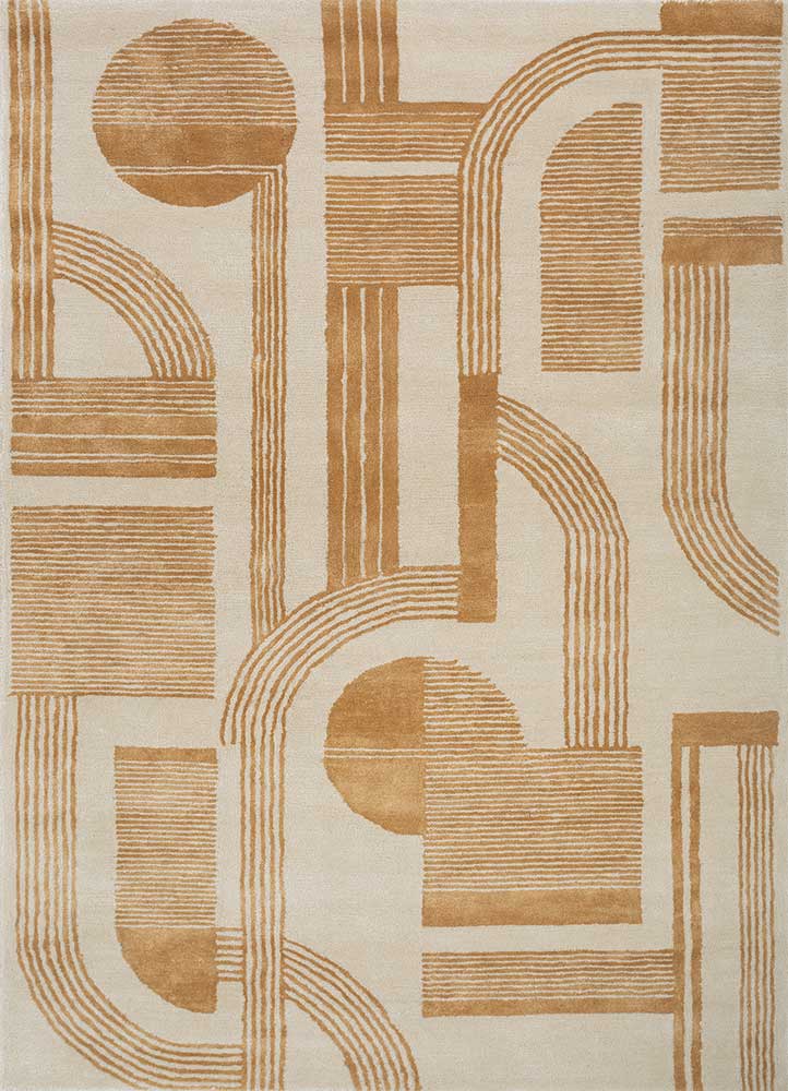 Golden Frost Hand-Tufted Rug