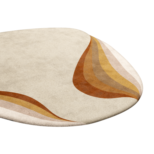 Oval Cream Shaped Rug