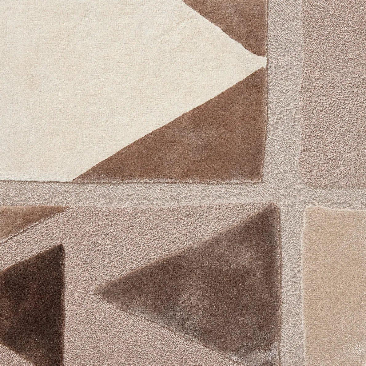 Nomadic Geometry Wool & Viscose Rug