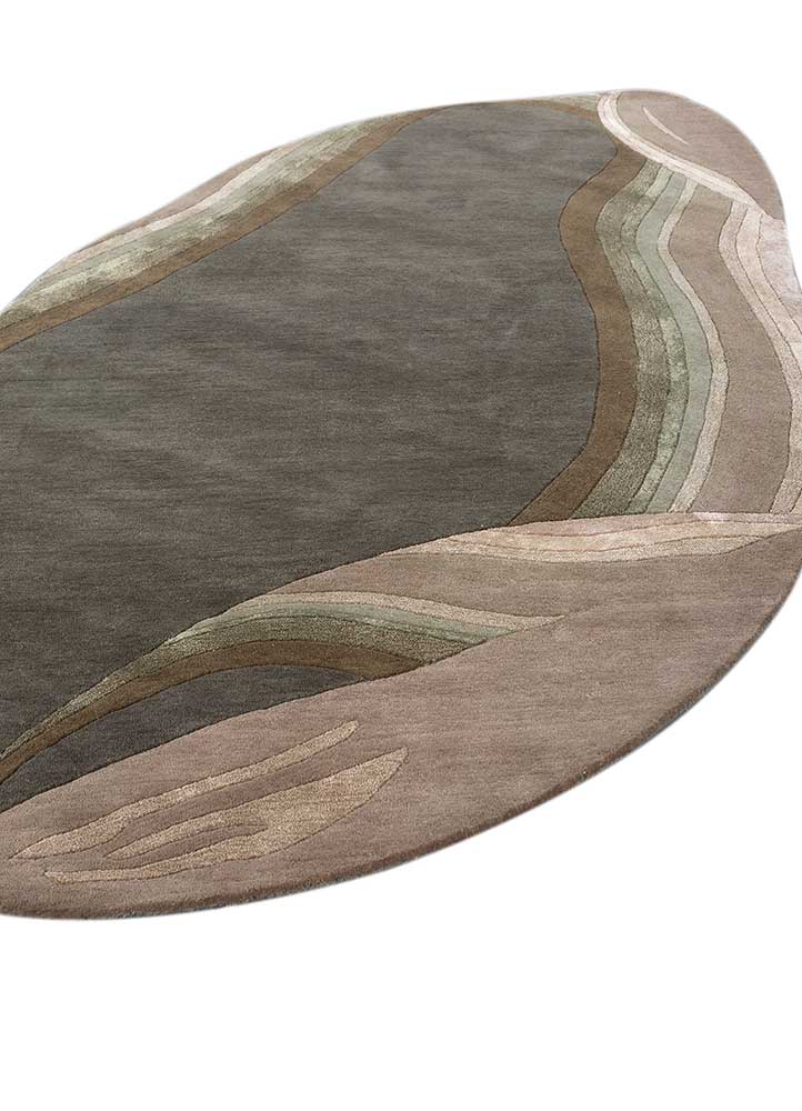 Olive Fog/Sand Hand Tufted Rugs