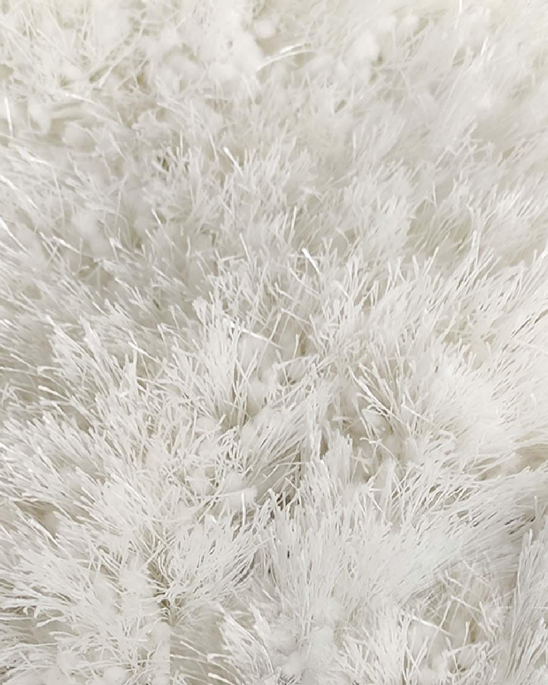 White Soft Shaggy Rug