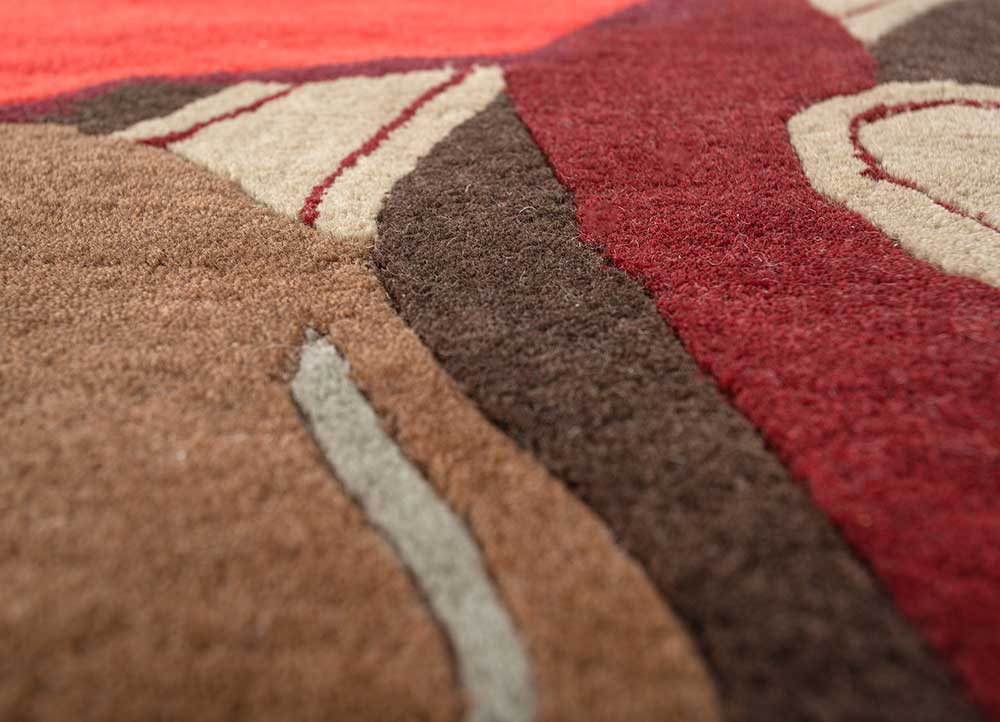 Medium Brown/Ashwood Hand Tufted Rugs