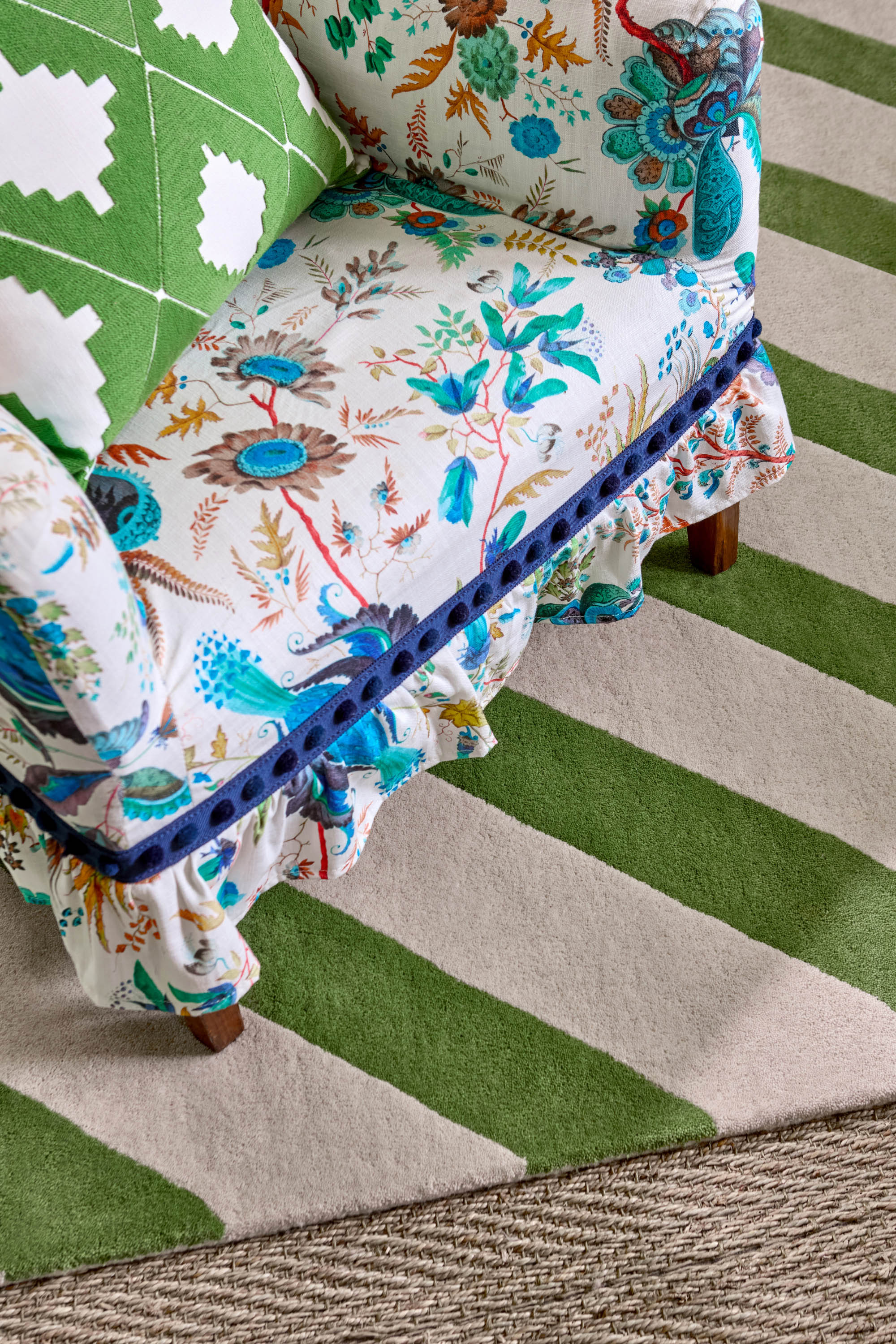 Paper Straw Hand-Tufted Rug