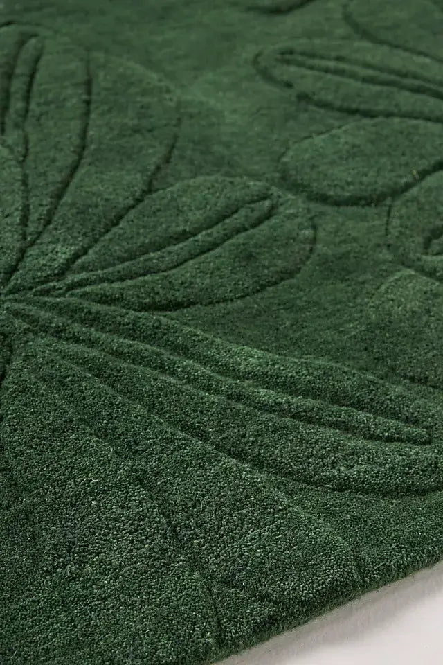 Hand-Tufted Sculpted Daisy Rug