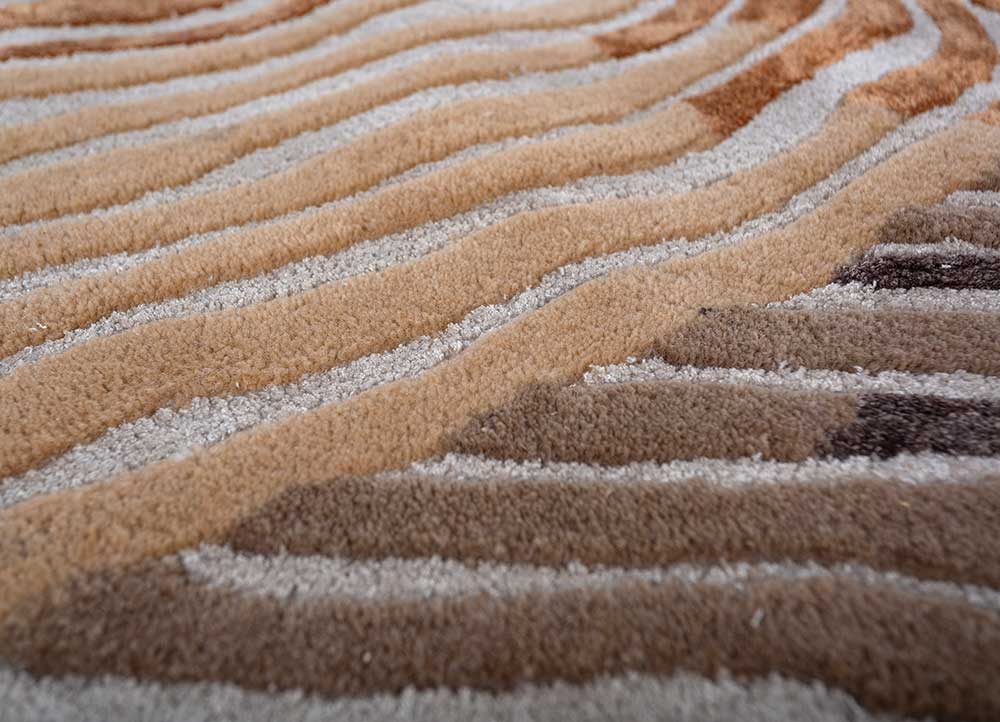 Modern TERRA CURVE Tufted Rugs – Artisan Craftsmanship