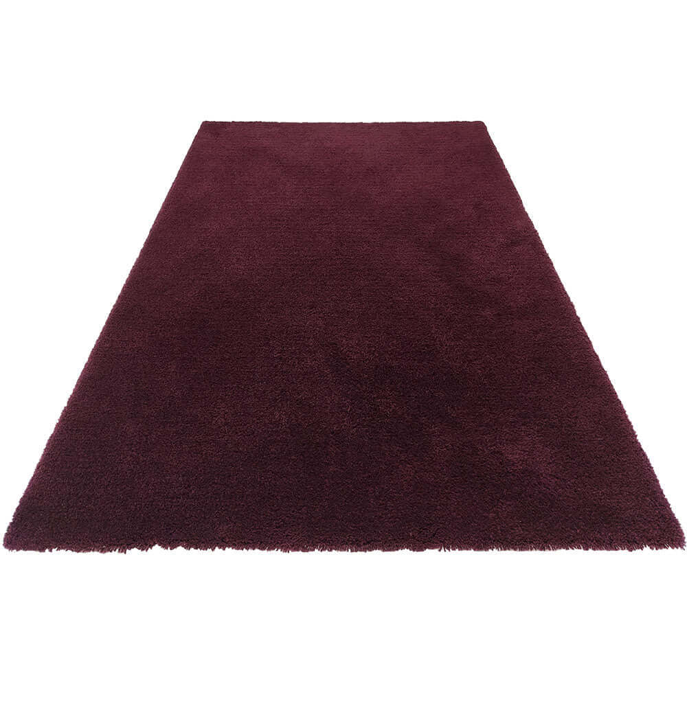 Purple Handmade Shaggy Rug For Home Decor